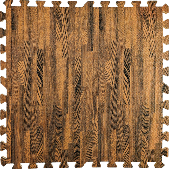 Підлога пазл - модульне підлогове покриття 600x600x10мм коричневе дерево (МР6)
