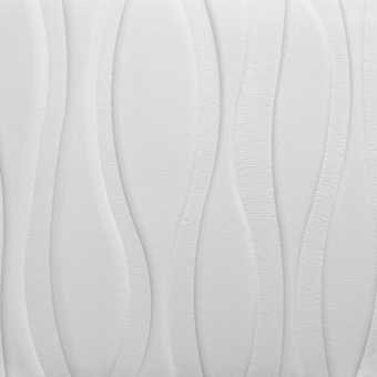 Самоклеюча декоративна настінно-стельова 3D панель великі хвилі 700х700х7мм (167)