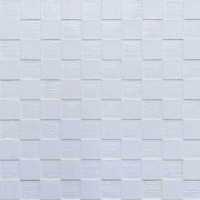 Самоклеюча декоративна настінно-стельова 3D біла плитка 700x700x7мм (193)