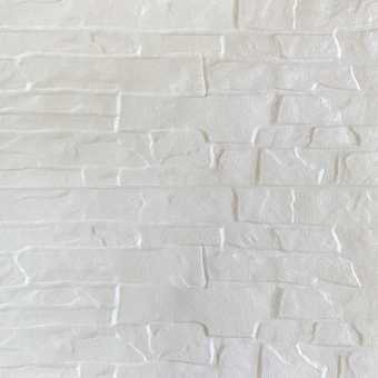 Самоклеюча декоративна 3D панель білий камінь 600х600х5мм (189)